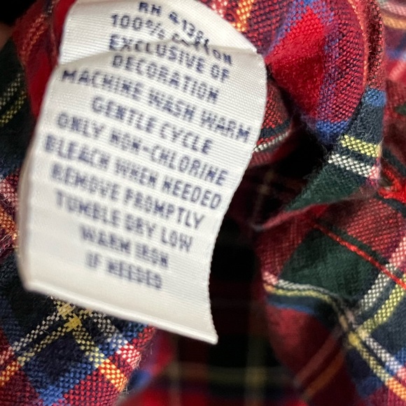 NWOT RALPH LAUREN PLAID FLANNEL BUTTON DOWN SHIRT. SIZE XL - Picture 7 of 8
